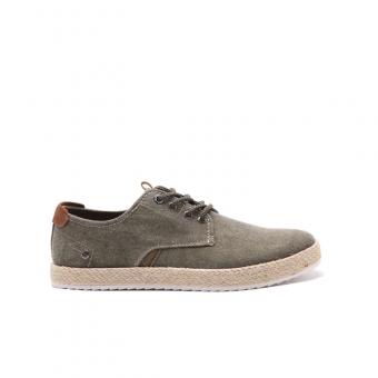 Casual shoes with hemp rope hem