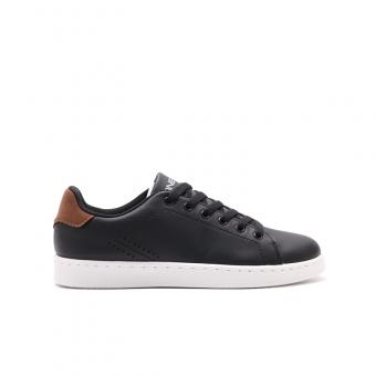 Solid color lace-up casual shoes