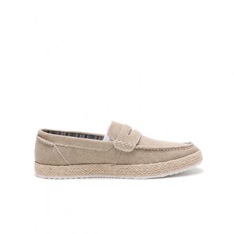 Square head ultra light hemp rope men's shoes